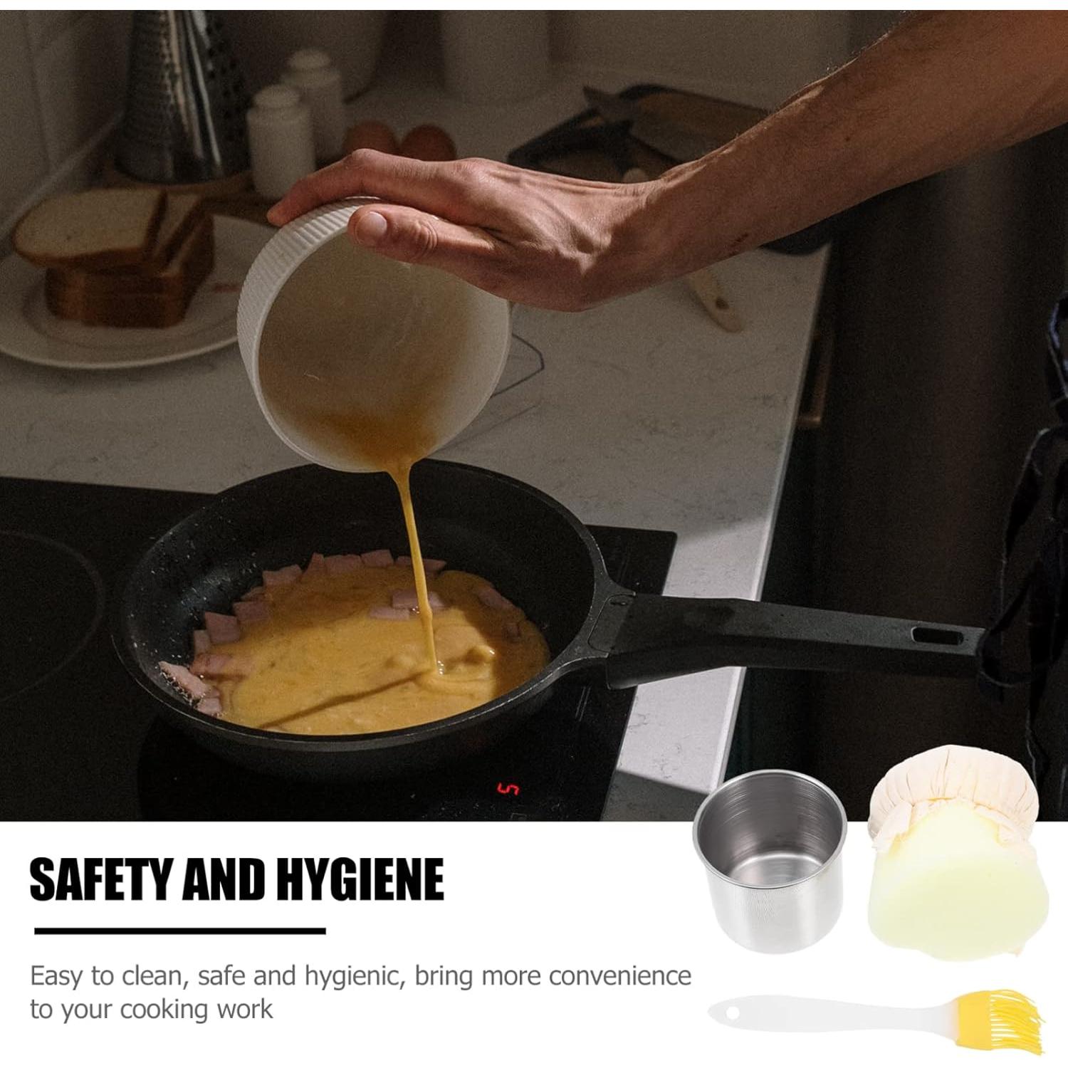 Brocha de Silicona para Aceite SHERCHPRY 9.5 cm Resistente al Calor