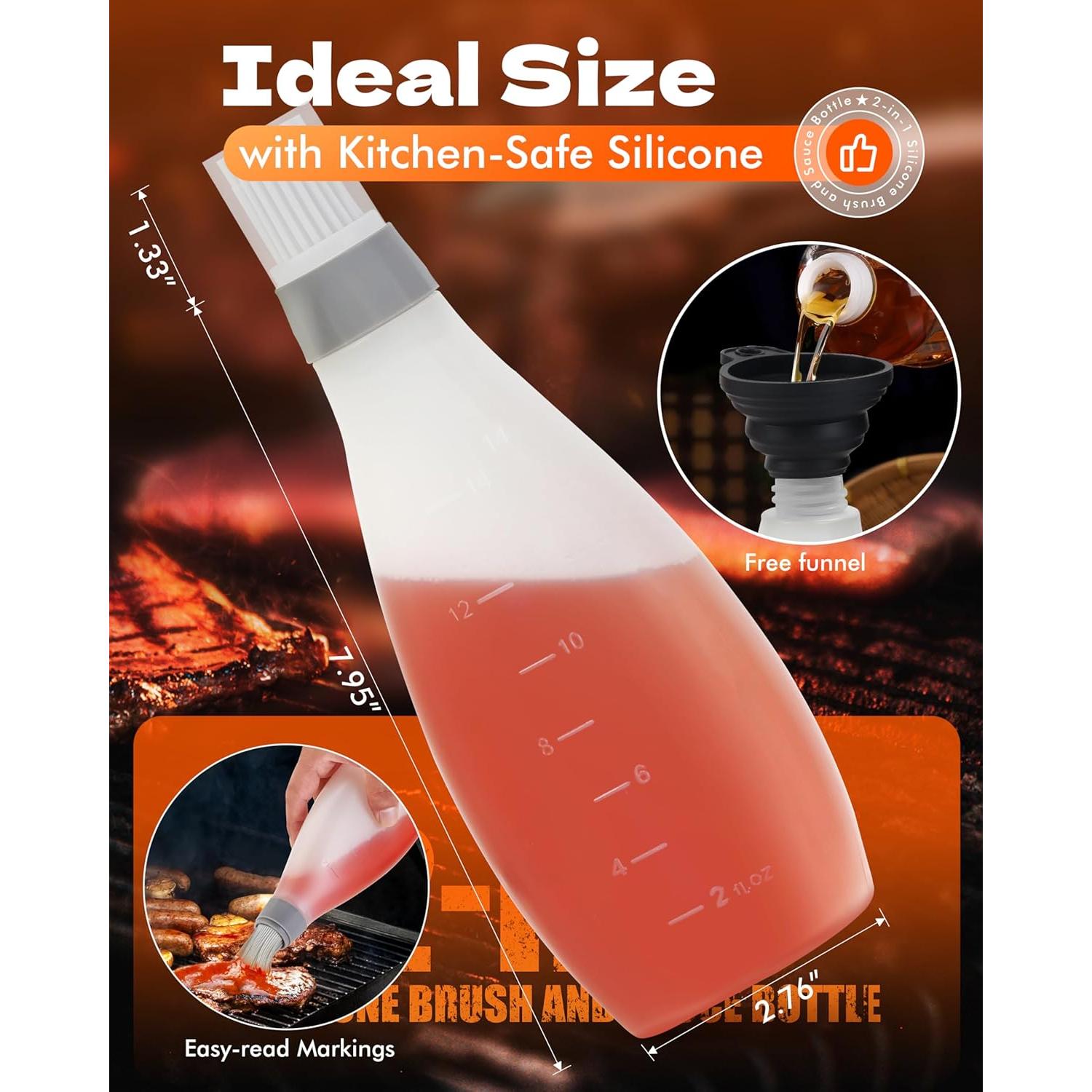 Brocha de Silicona para Asar SOOFUN - Todo en Uno 150g