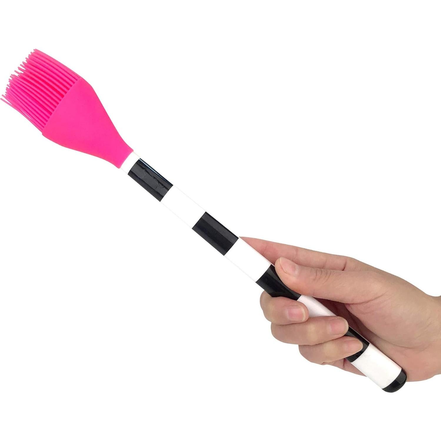 Pincel de Cocina Rosa French Bull de Melamina y Silicona