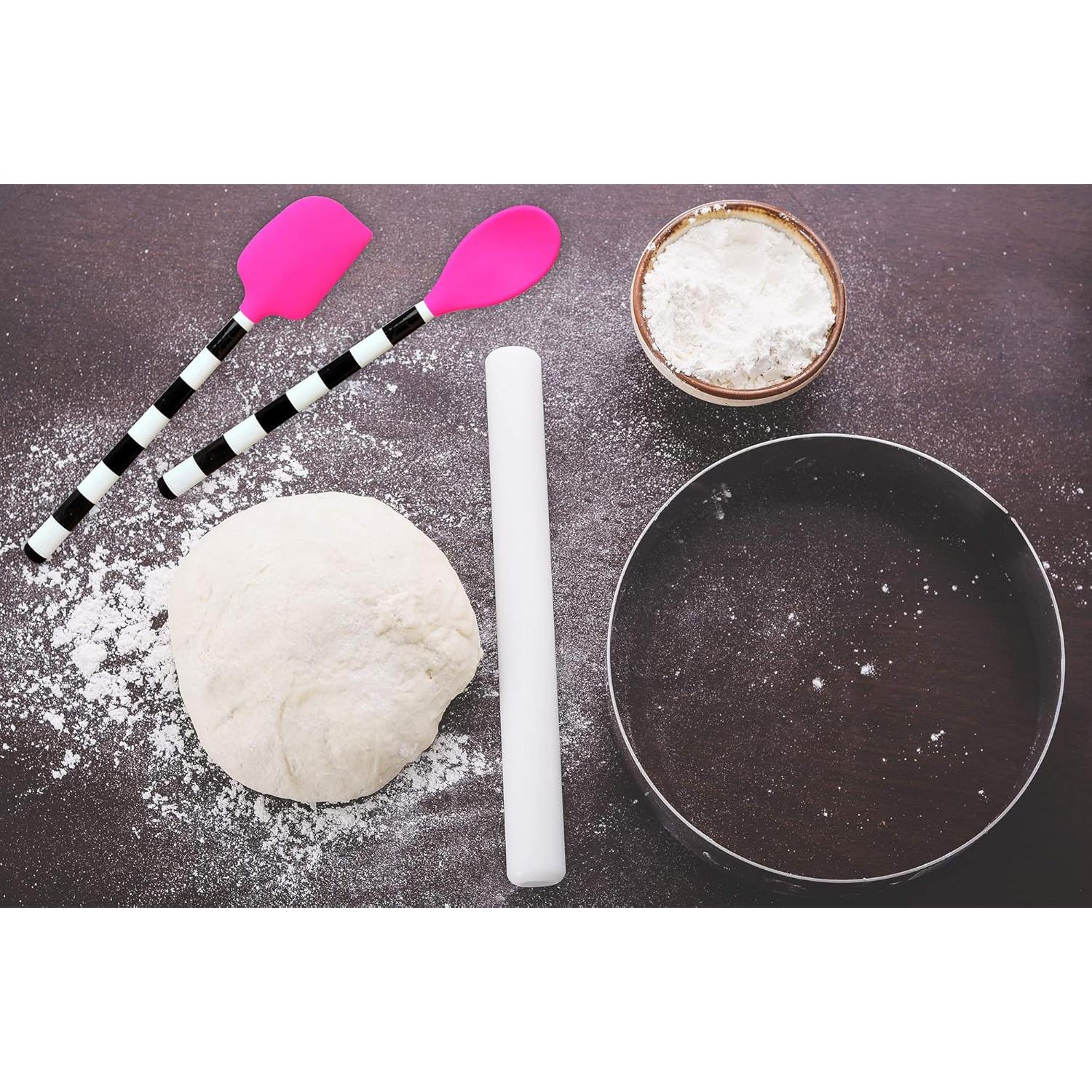 Pincel de Cocina Rosa French Bull de Melamina y Silicona