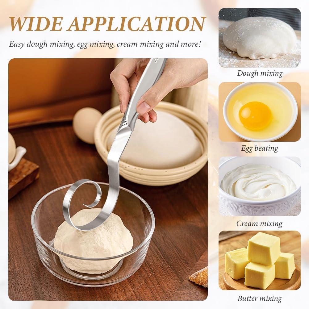 Batidor de Masa Acero Inoxidable LVOERTUIG 26x7.5cm + Brocha Silicona