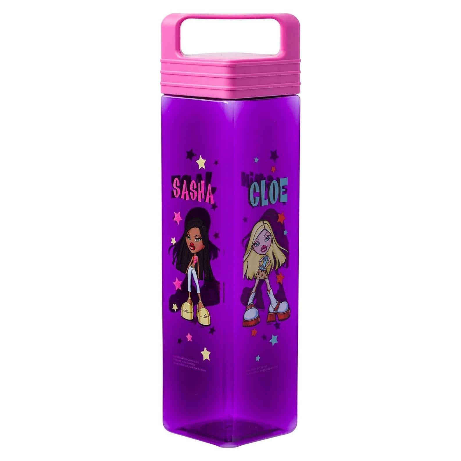 Botella de Agua Cuadrada Bratz Star Silver Buffalo 740 ml