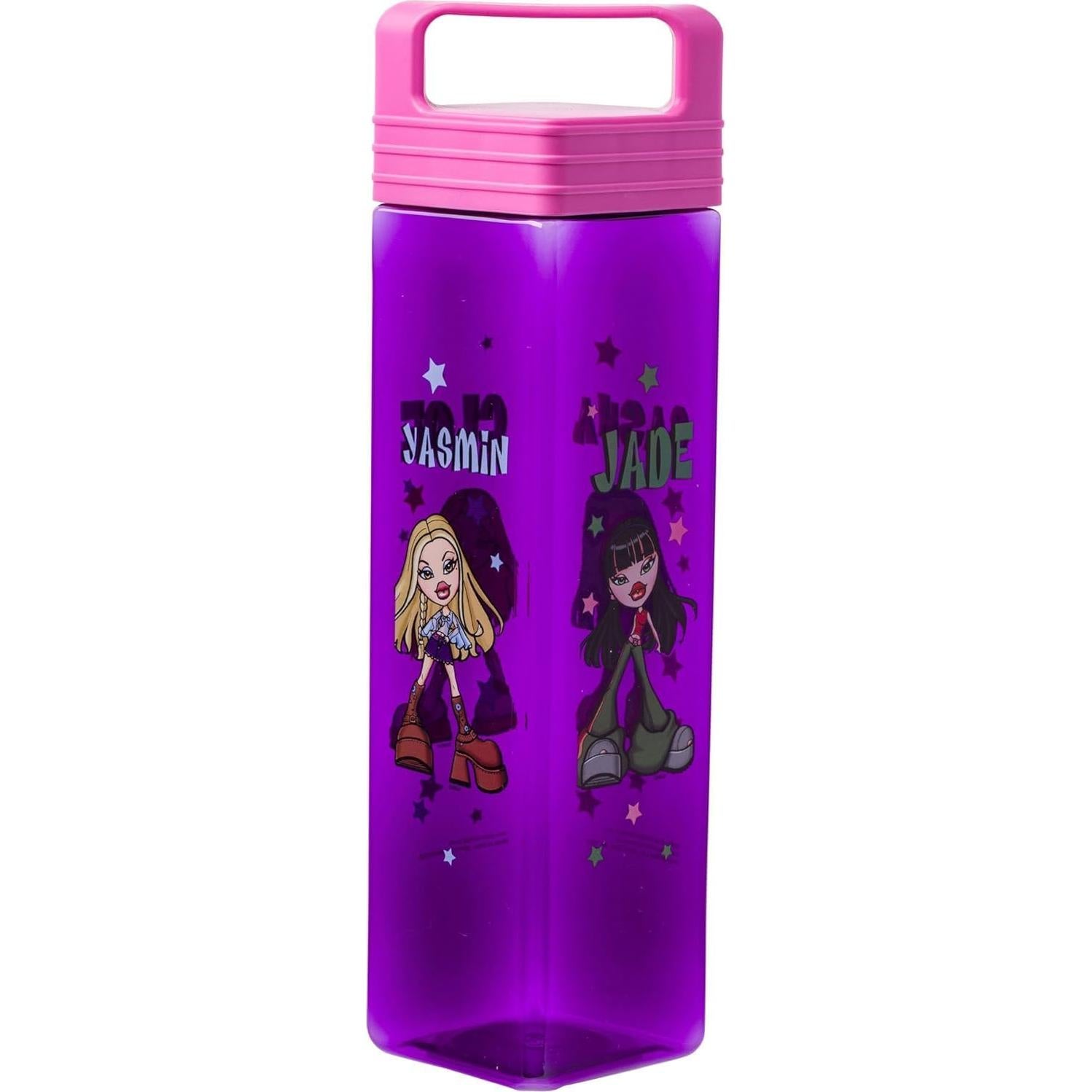 Botella de Agua Cuadrada Bratz Star Silver Buffalo 740 ml