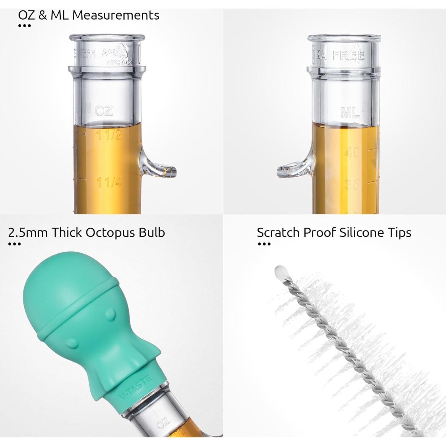 Jeringa de Pavo U-Taste 158g Resistente al Calor Silicona