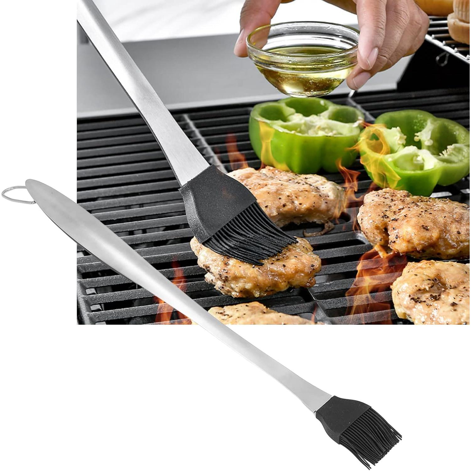 Brocha de Basting OUKENS 44.96 cm Acero Inoxidable Silicona