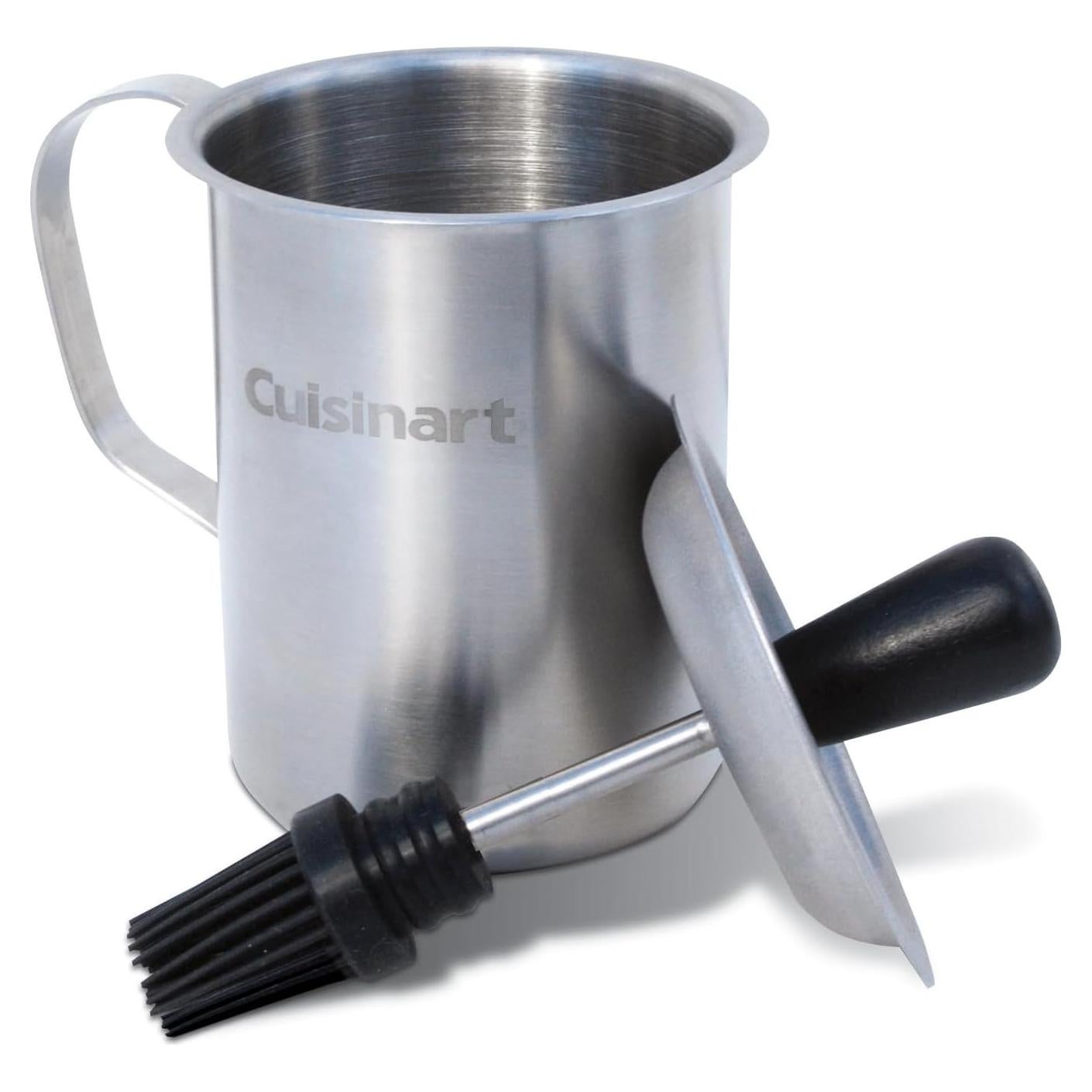 Juego de Olla para Salsa y Brocha Cuisinart 0.47L Acero Inoxidable