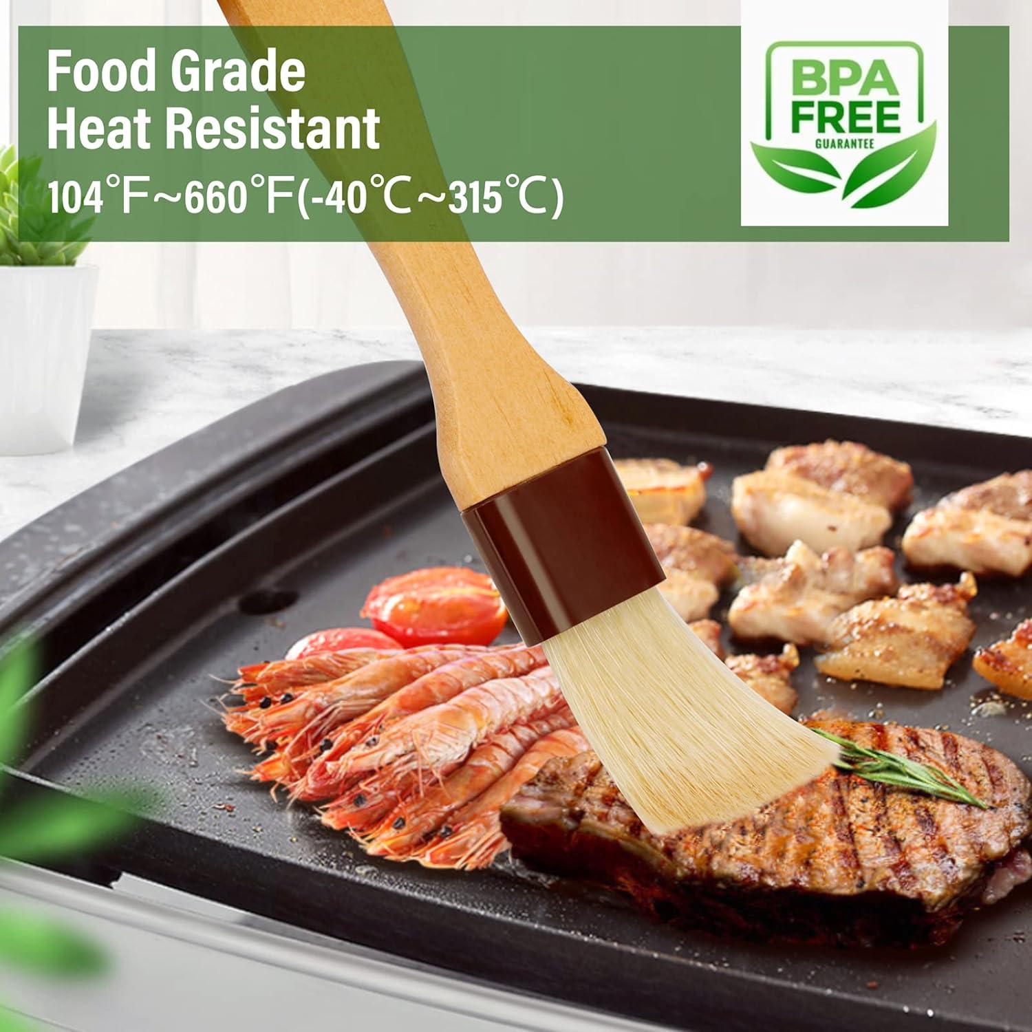 Brocha de Basting NXRACSH de Madera de Haya y Cerda de Jabalí