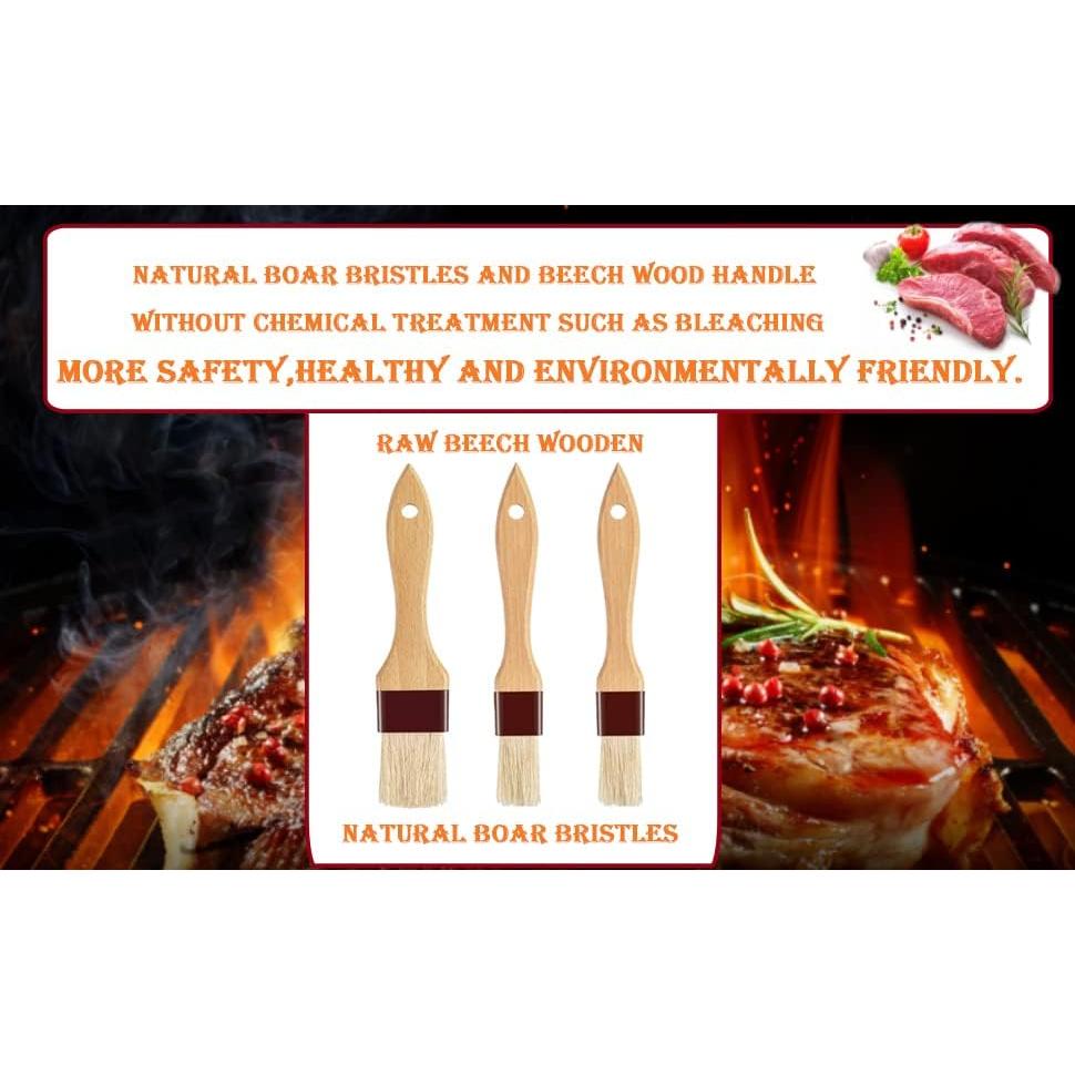 Brocha de Basting NXRACSH de Madera de Haya y Cerda de Jabalí