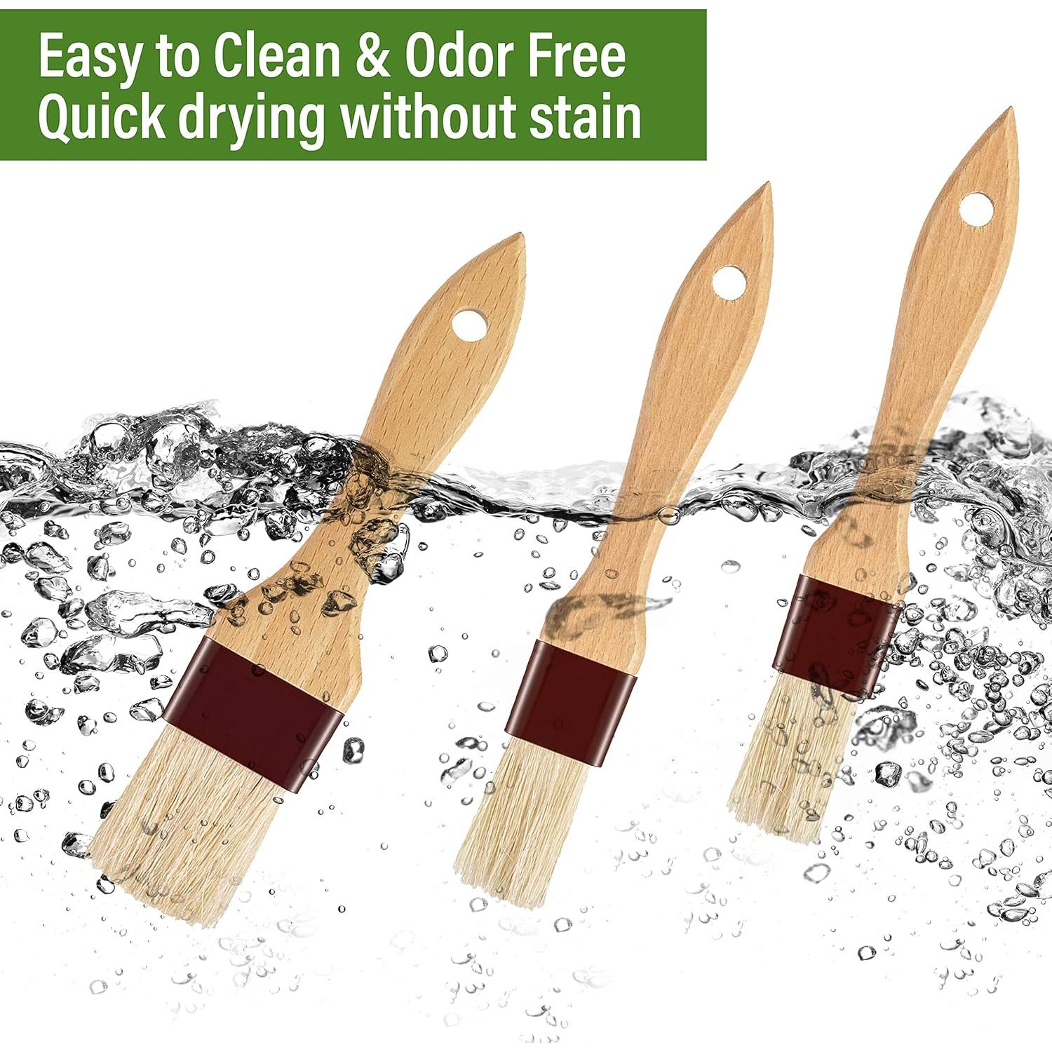 Brocha de Basting NXRACSH de Madera de Haya y Cerda de Jabalí