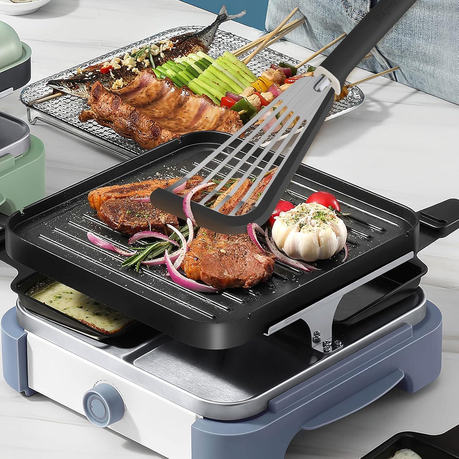 Espátula de Pescado Maywe Tanso de Silicona 33 cm Negra