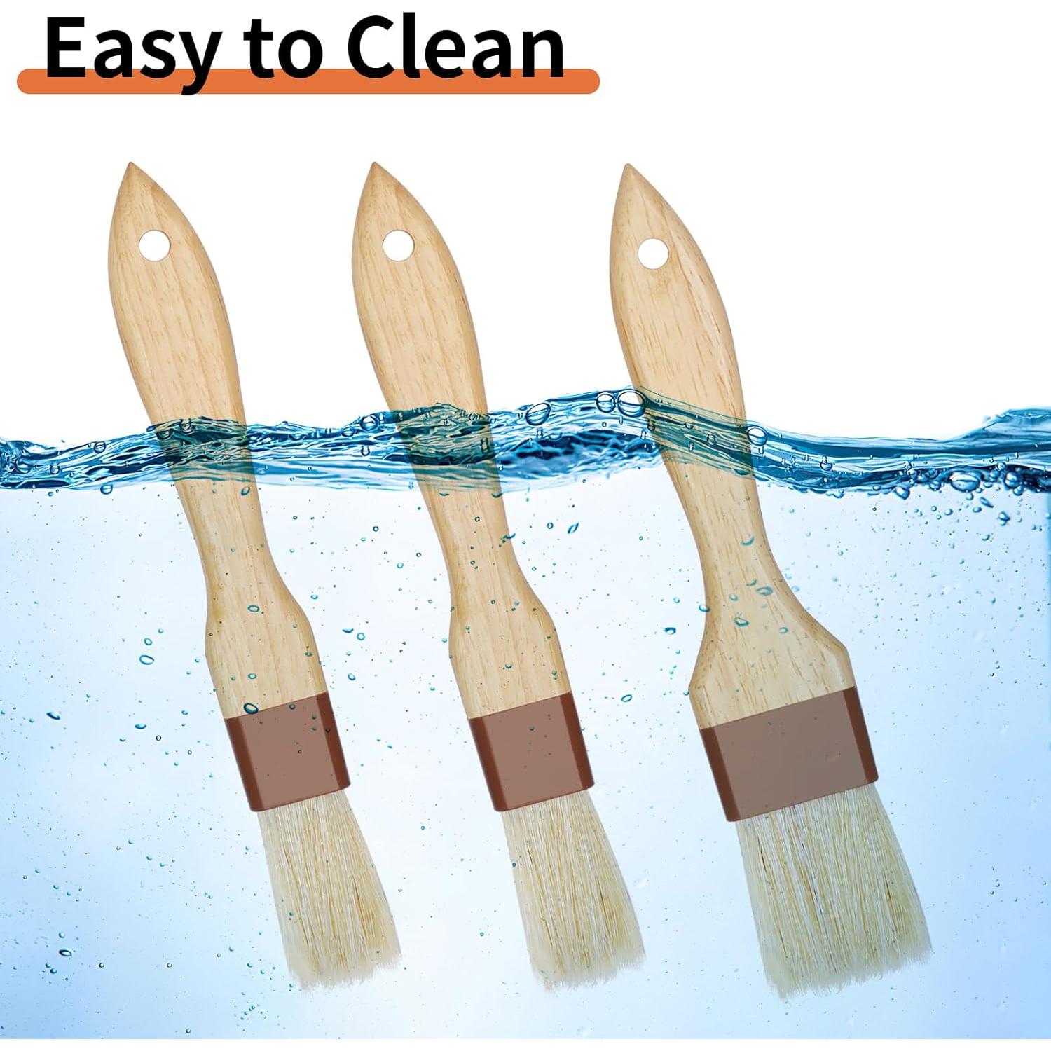 Set de 3 Brochas de Pastelería Yeestone - Cerdas Naturales