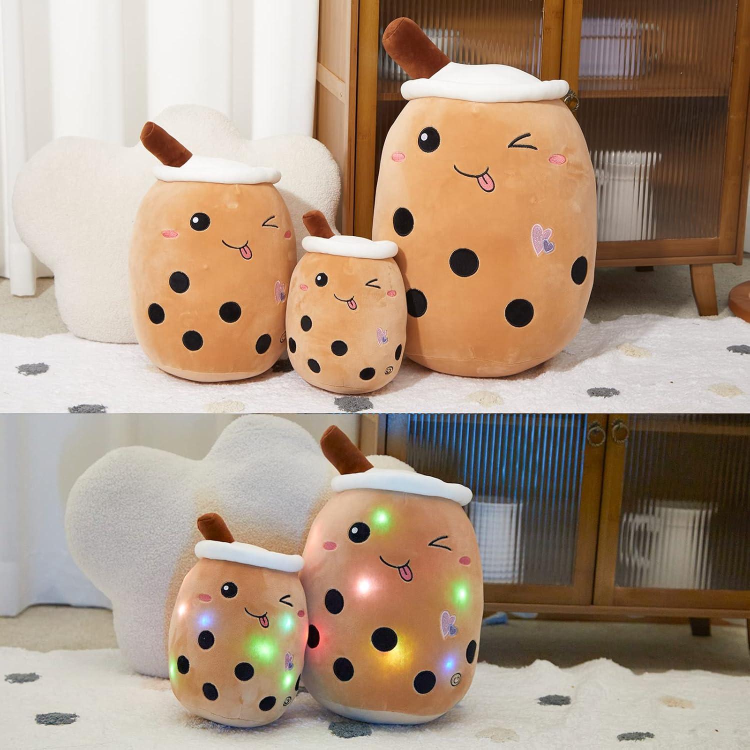 Almohada de Peluche Kawaii Athoinsu 25 cm con Luz LED