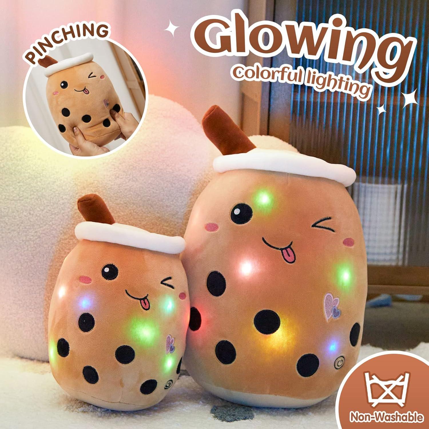 Almohada de Peluche Kawaii Athoinsu 25 cm con Luz LED