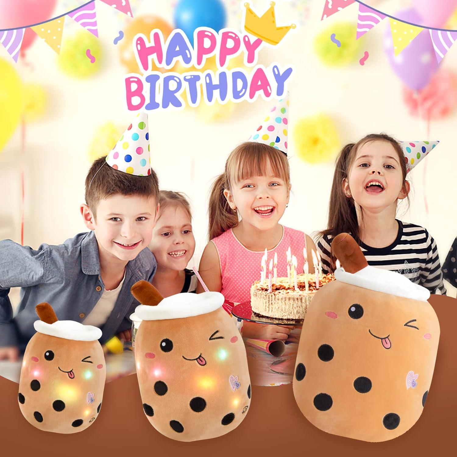 Almohada de Peluche Kawaii Athoinsu 25 cm con Luz LED