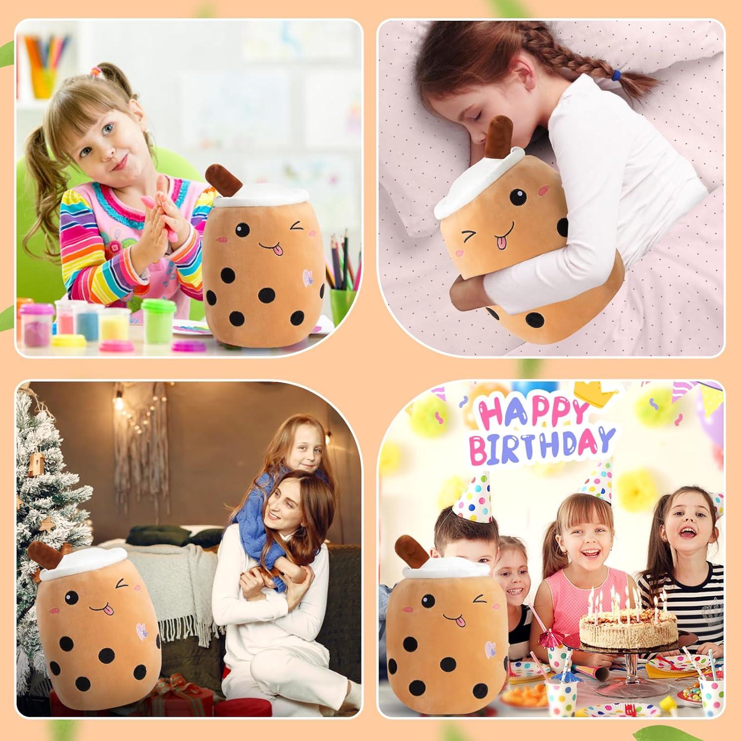 Almohada de Peluche Kawaii Athoinsu 25 cm con Luz LED