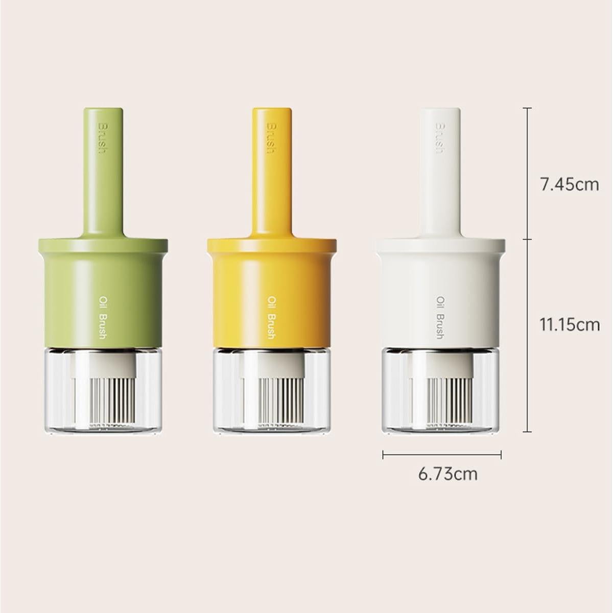 Dispensador de Aceite de Vidrio RFetomax con Cepillo Silicona