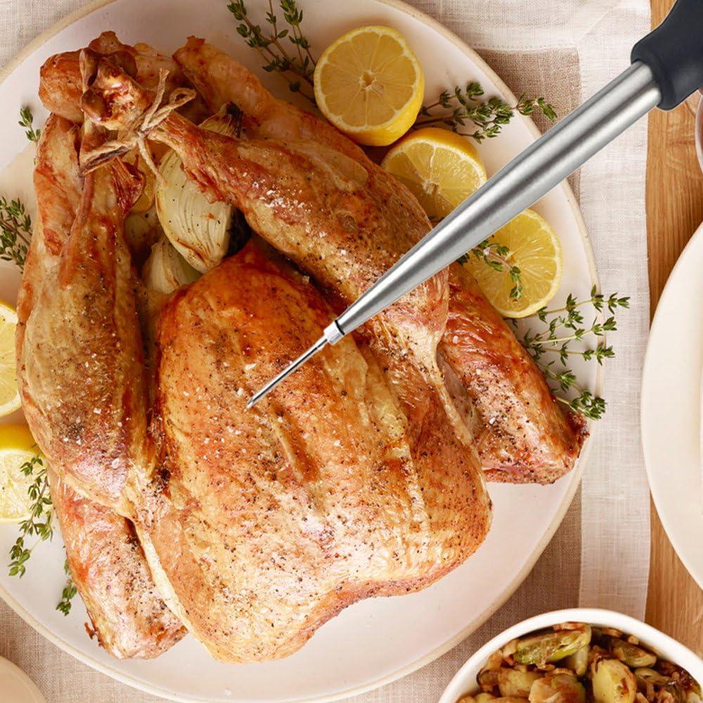 Jeringa para Pavo Roca de Acero Inoxidable 44ml con Aguja y Cepillo