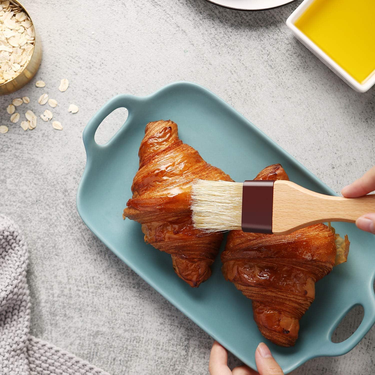 Brochas de repostería Saizone 1" y 1.5" con mango de madera