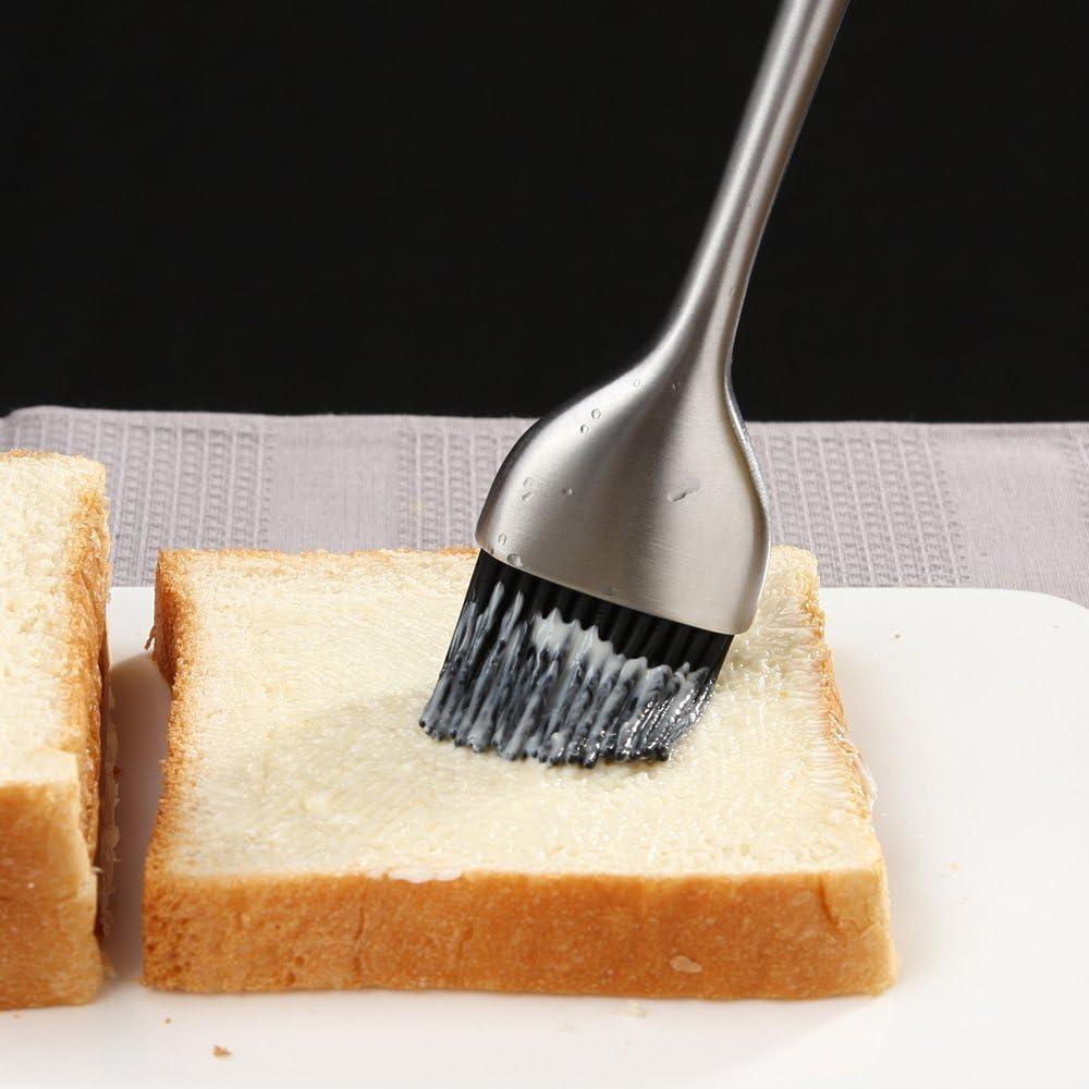 Paquete de 2 cepillos de basting HQY 30 cm y 18 cm silicona