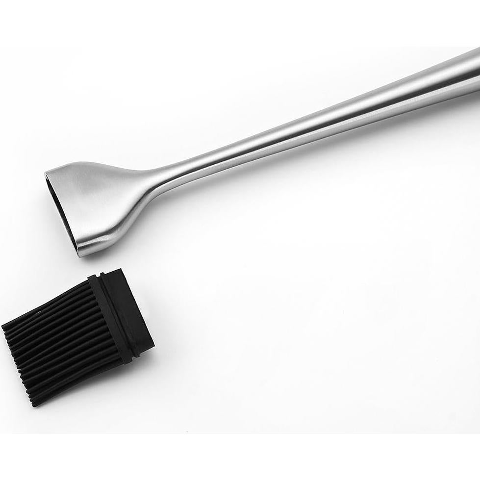 Paquete de 2 cepillos de basting HQY 30 cm y 18 cm silicona