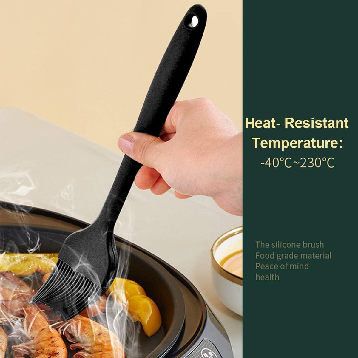 Paquete de 2 brochas de silicona resistentes al calor A239