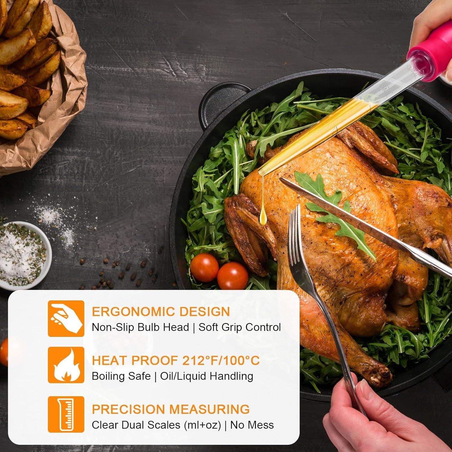 Conjunto de 14 Piezas Jeringa para Pavo Boao 28 cm Silicona