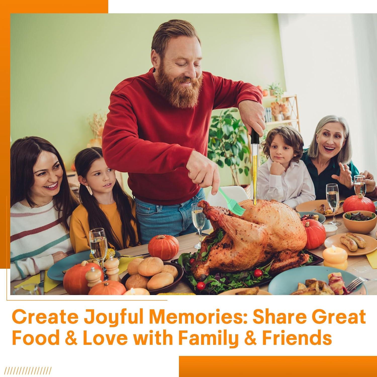 Conjunto de 14 Piezas Jeringa para Pavo Boao 28 cm Silicona