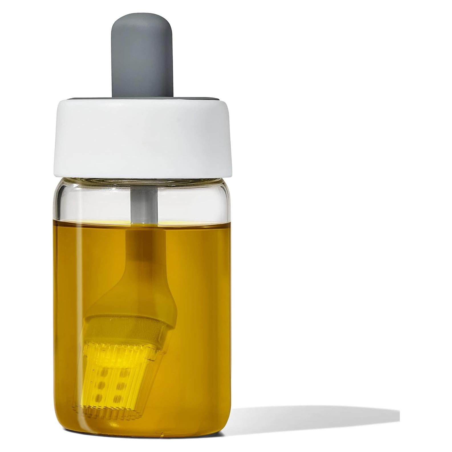 Botella de Vidrio con Pincel de Silicona OXO 218g