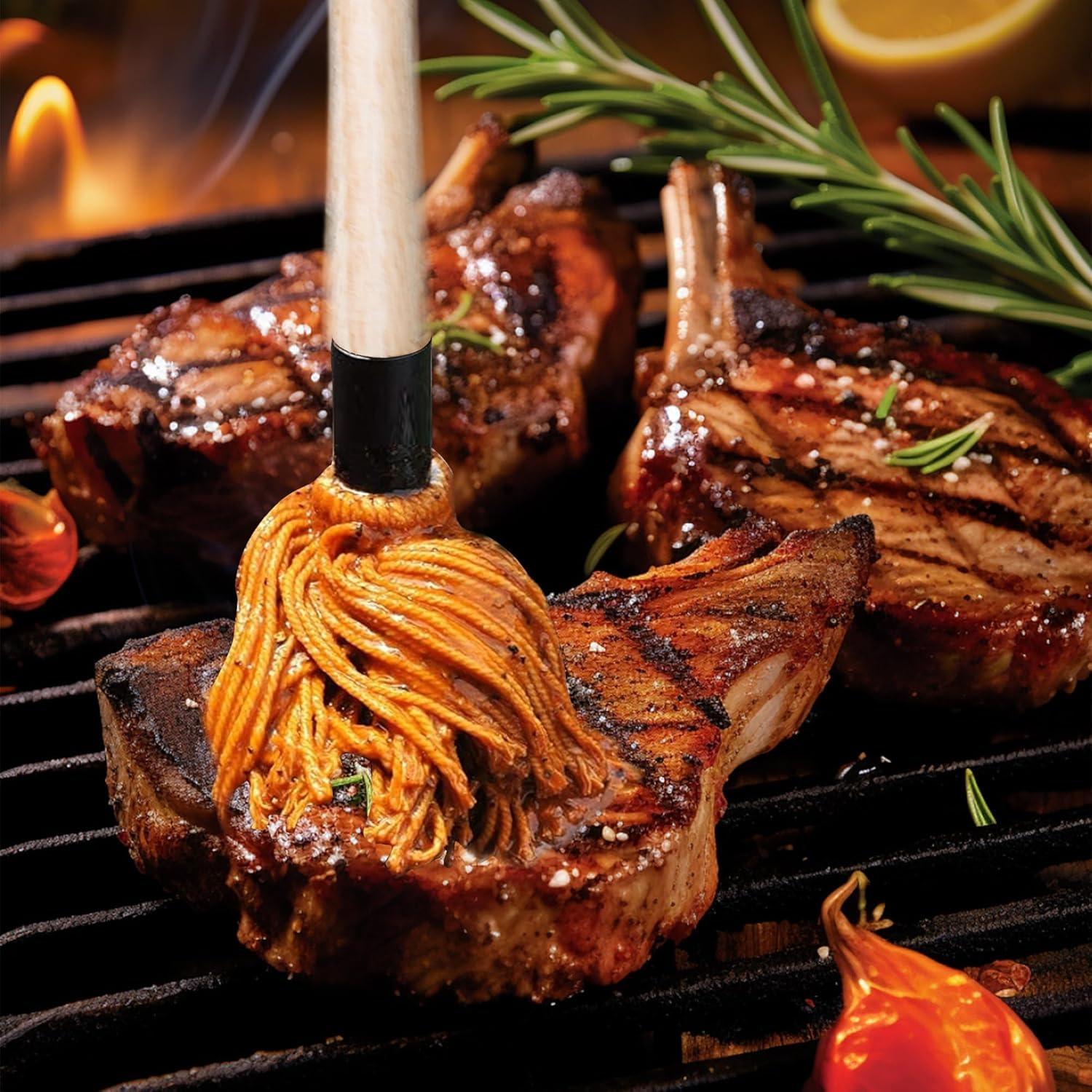 Juego de Brochas para BBQ ZQDFLME 11 Piezas Hierro Fundido