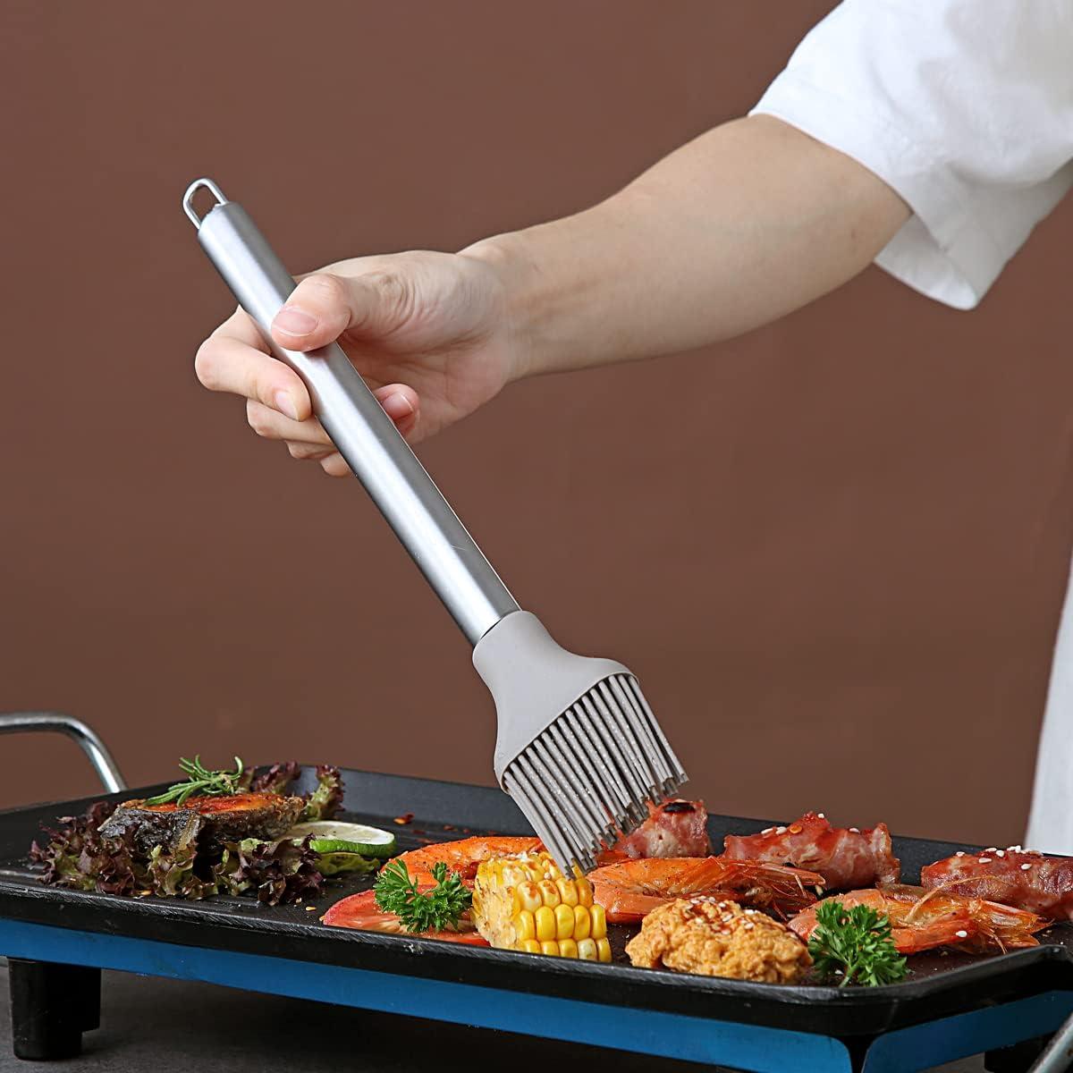 Brocha de Basting Berglander de Silicona y Acero Inoxidable