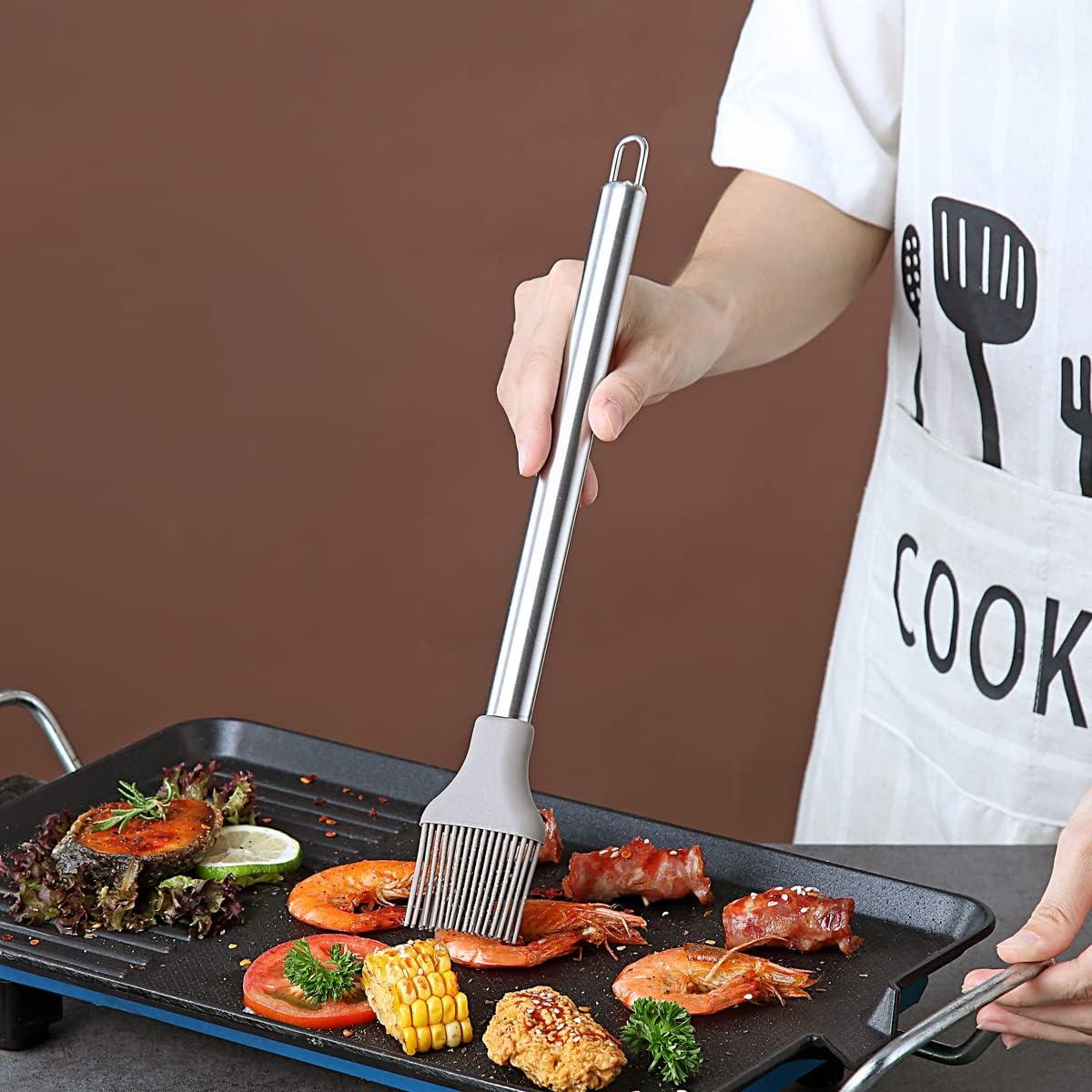 Brocha de Basting Berglander de Silicona y Acero Inoxidable