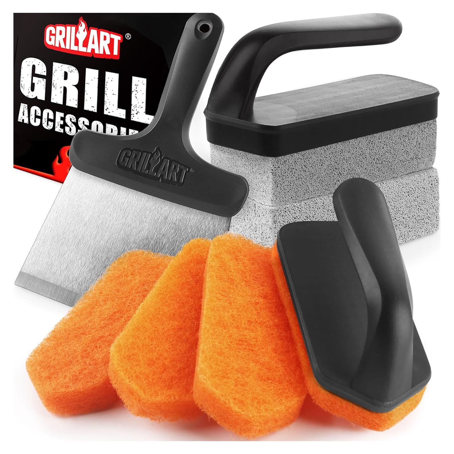 Kit de Limpieza para Parrilla GRILLART BSK-02, 9 Piezas