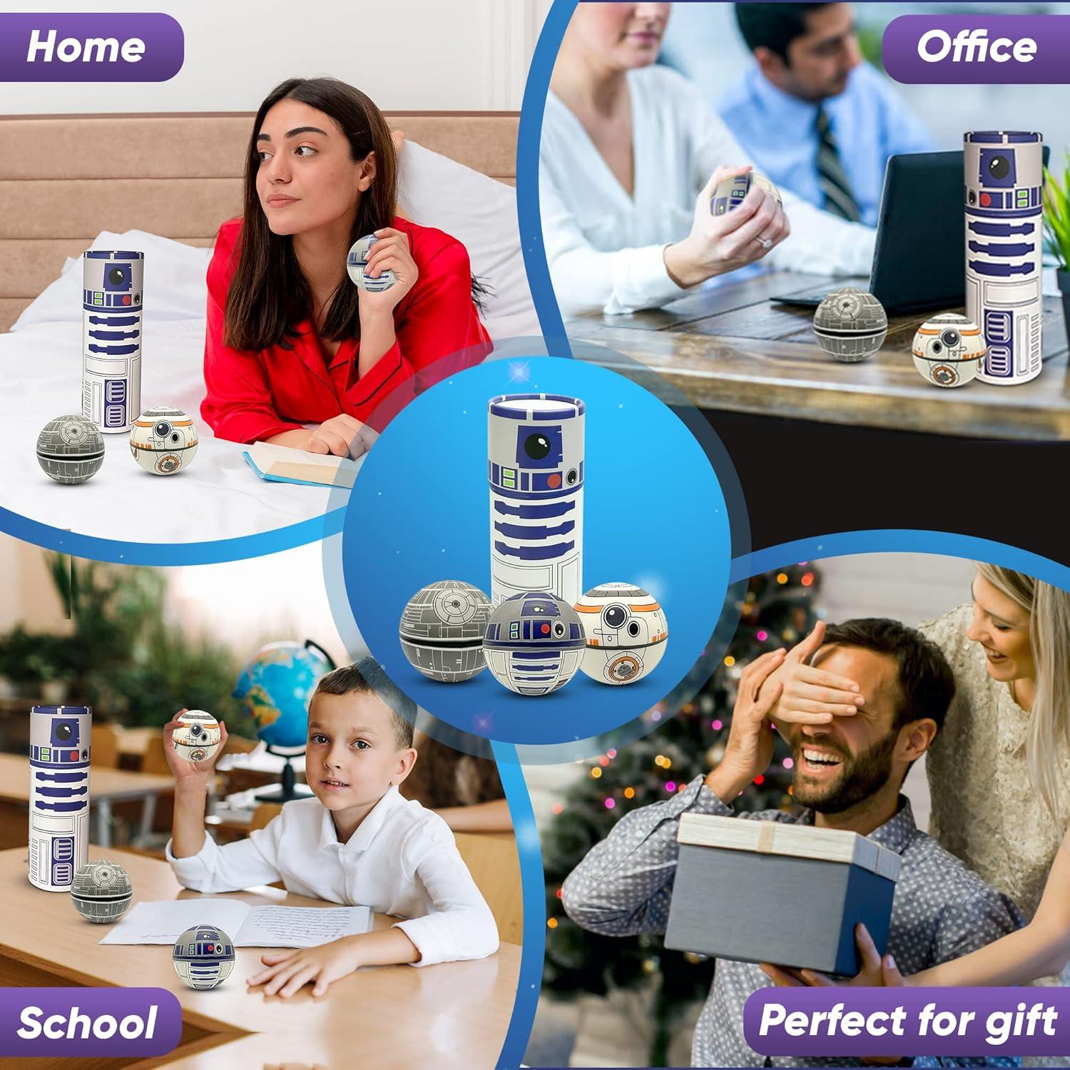 Pelotas Squishy NINOSTAR 2 Paquetes Antiestrés 6 cm