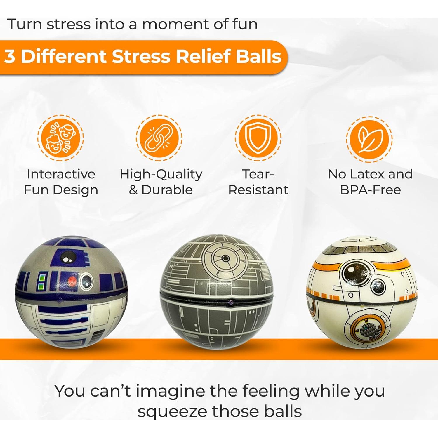 Pelotas Squishy NINOSTAR 2 Paquetes Antiestrés 6 cm