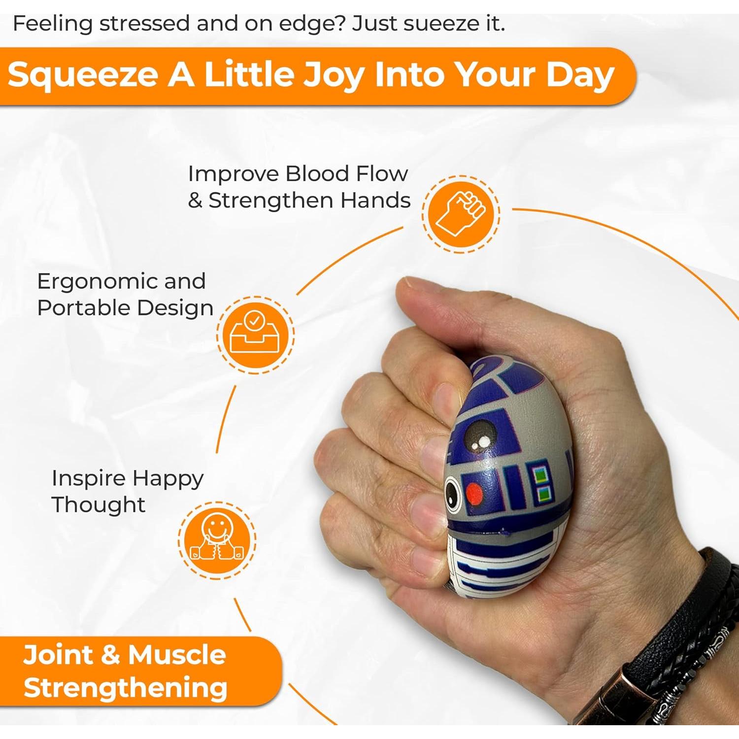 Pelotas Squishy NINOSTAR 2 Paquetes Antiestrés 6 cm