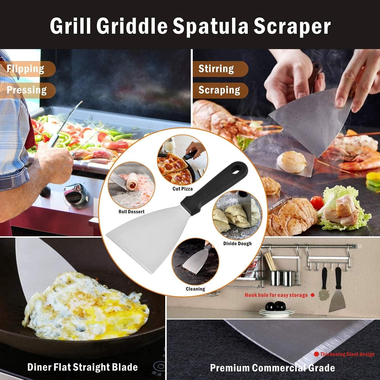 Raspador de Parrilla MianBiz Acero Inoxidable 2 Piezas