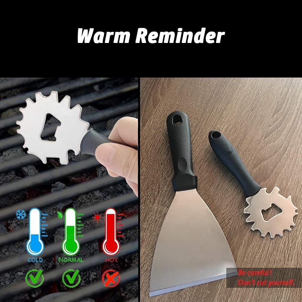 Raspador de Parrilla MianBiz Acero Inoxidable 2 Piezas