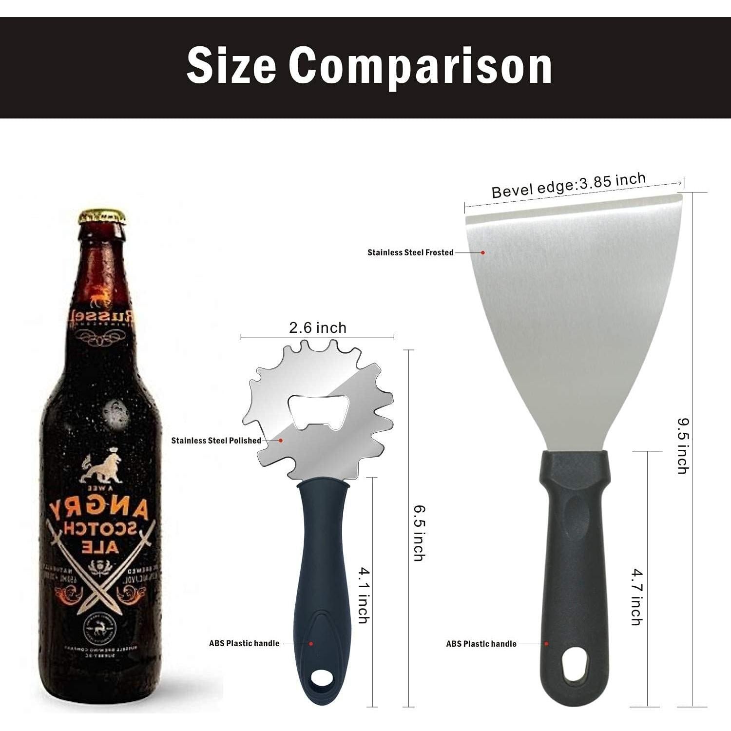 Raspador de Parrilla MianBiz Acero Inoxidable 2 Piezas