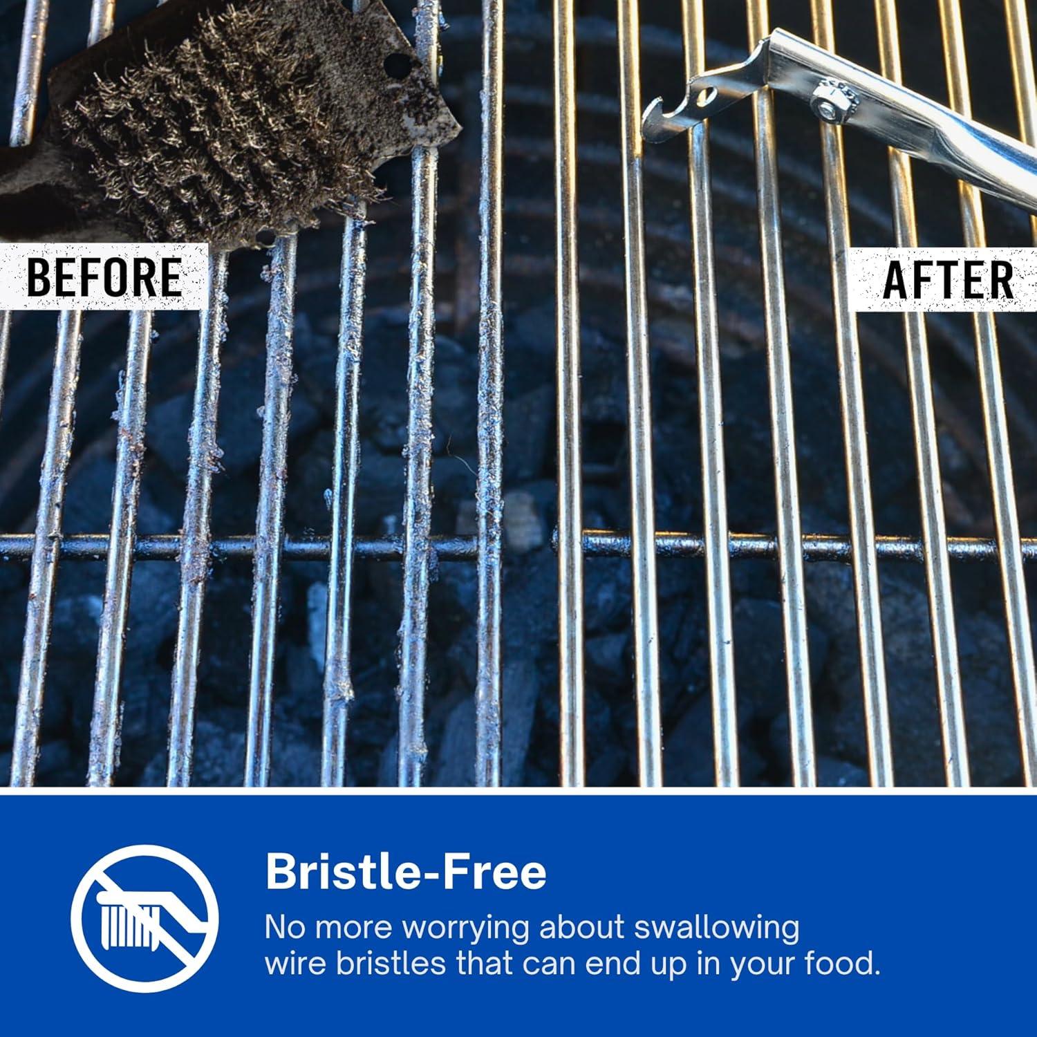 Raspador de Parrilla Grill Floss 12.7x58.4cm Acero Inoxidable