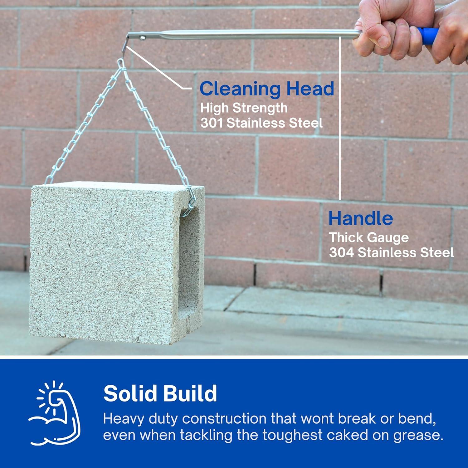 Raspador de Parrilla Grill Floss 12.7x58.4cm Acero Inoxidable