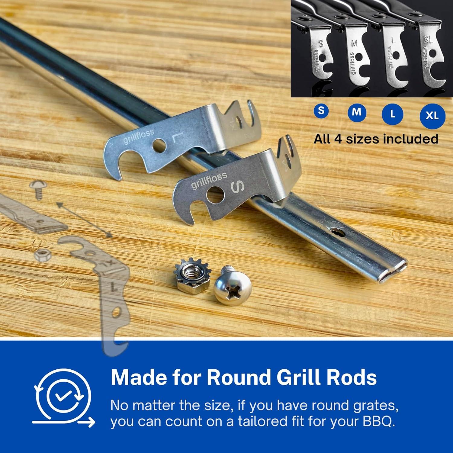 Raspador de Parrilla Grill Floss 12.7x58.4cm Acero Inoxidable