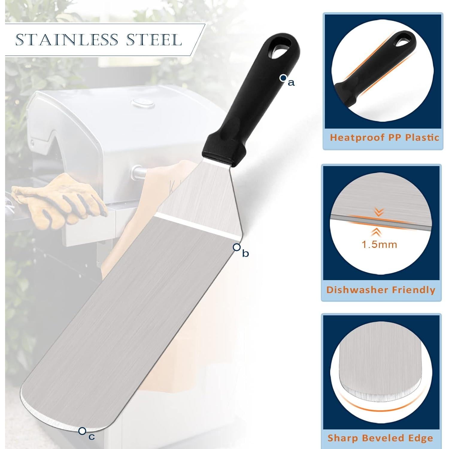 Kit de Accesorios para Plancha HaSteeL 20 Piezas Acero Inoxidable