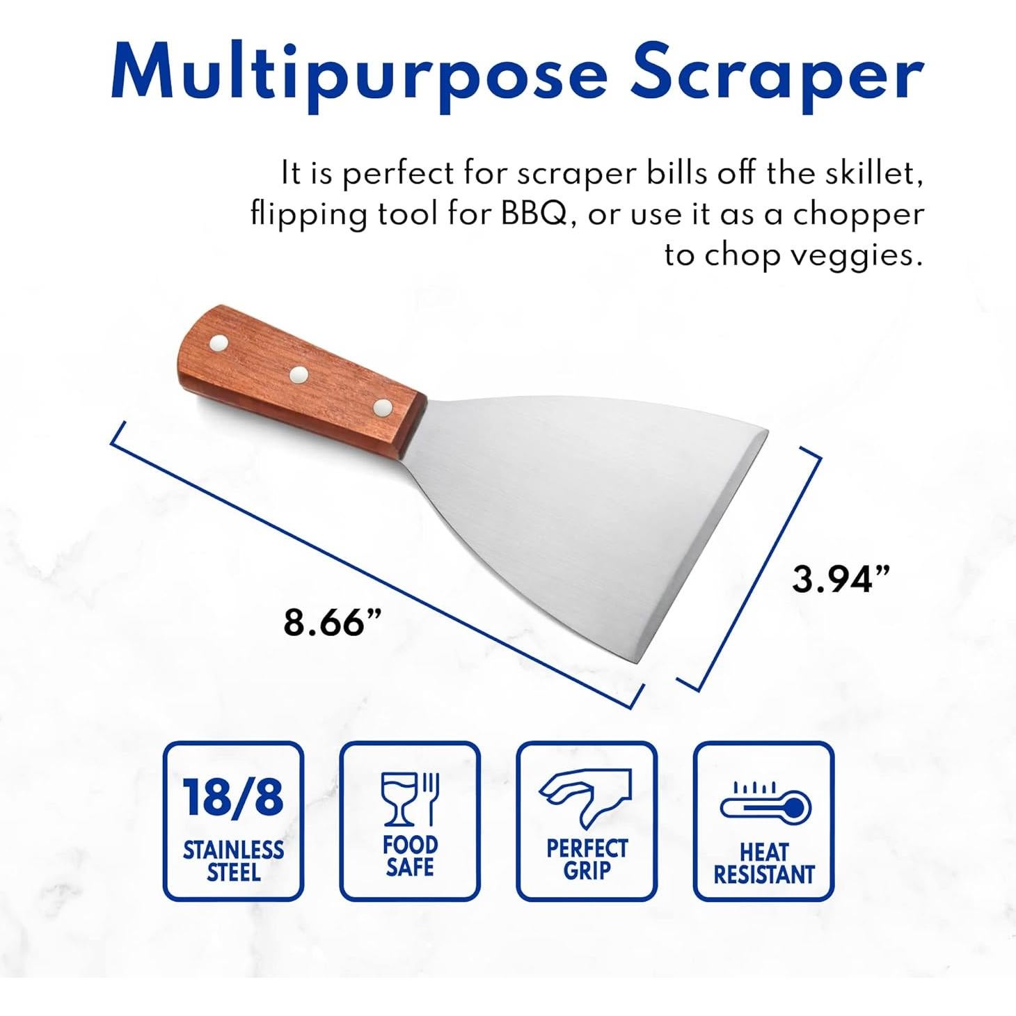 Raspador de Parrilla Nuevo Star Foodservice 21.6x10.2 cm