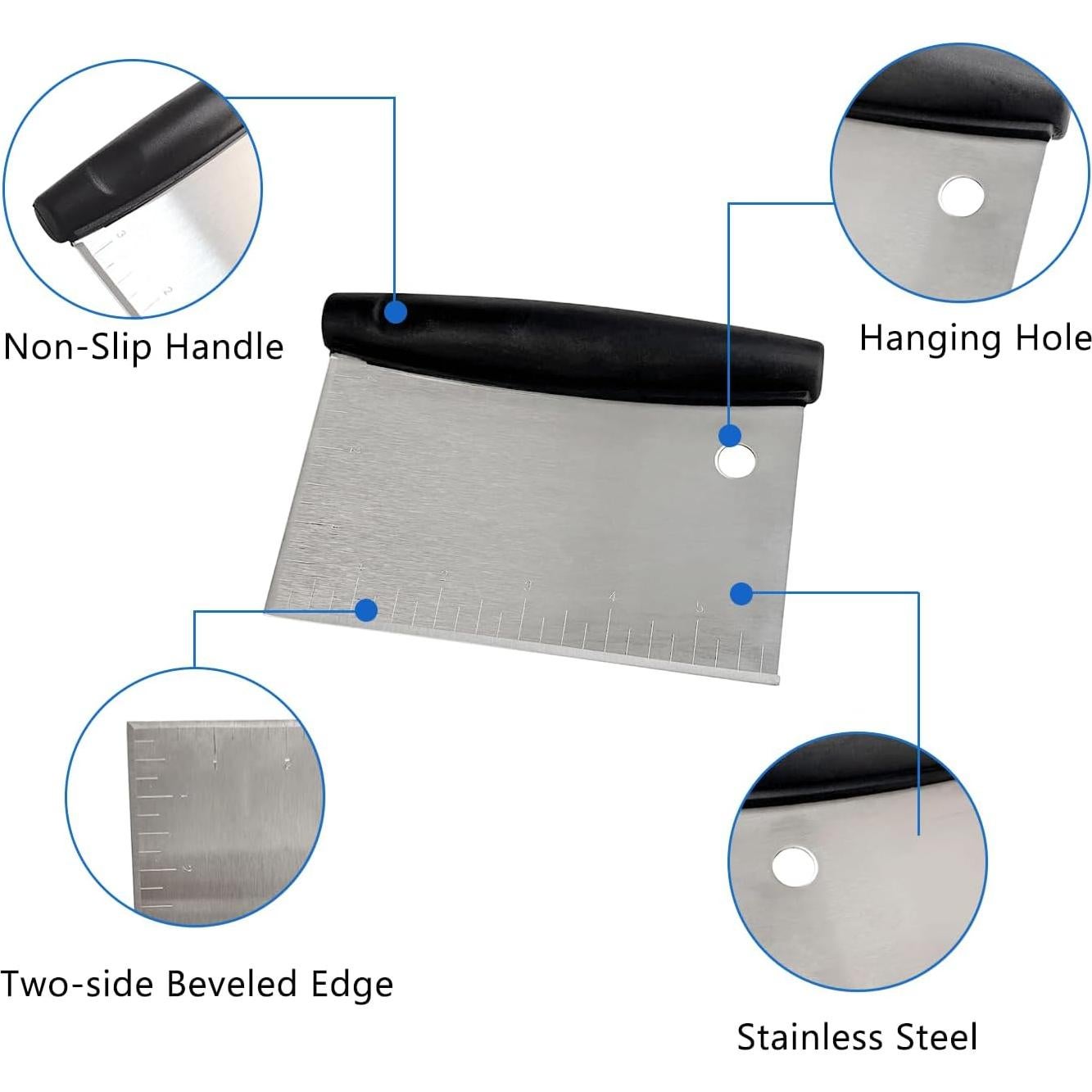 Raspador de Acero Inoxidable YBTMG para Parrilla 15.2x10.9cm