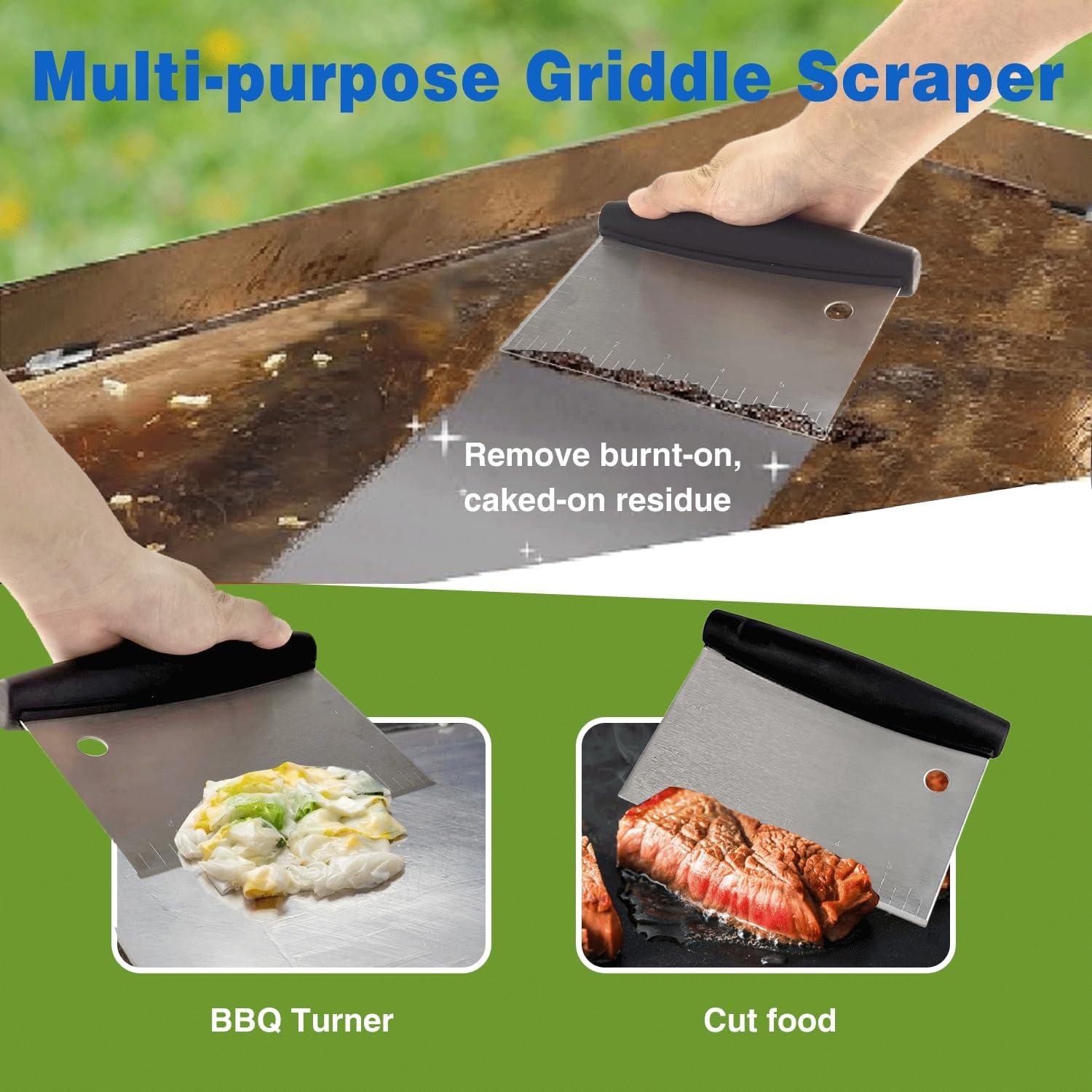 Raspador de Acero Inoxidable YBTMG para Parrilla 15.2x10.9cm