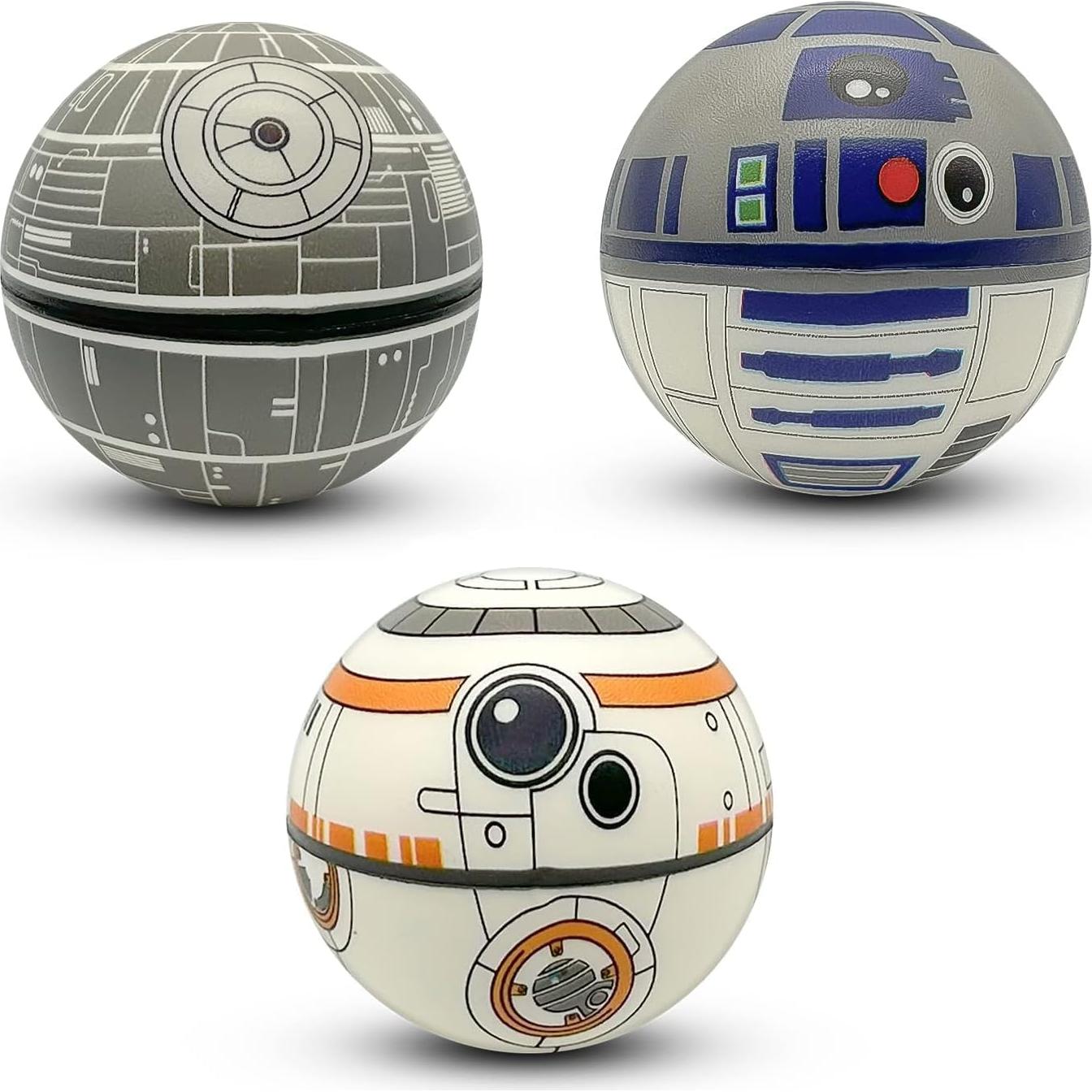 Pelotas Squishy NINOSTAR 2 Piezas Antiestrés Azul Naranja