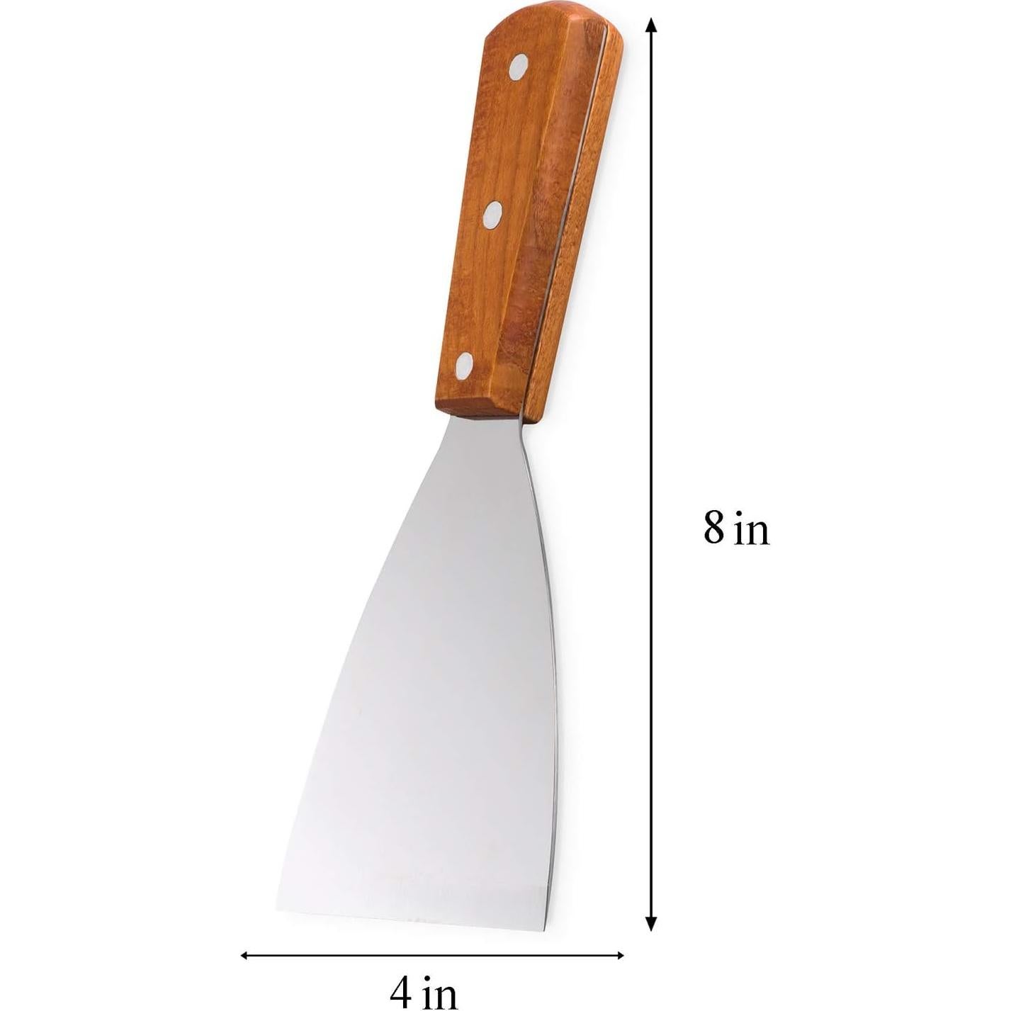 Raspador de Acero Inoxidable Super Z Outlet con Mango de Madera