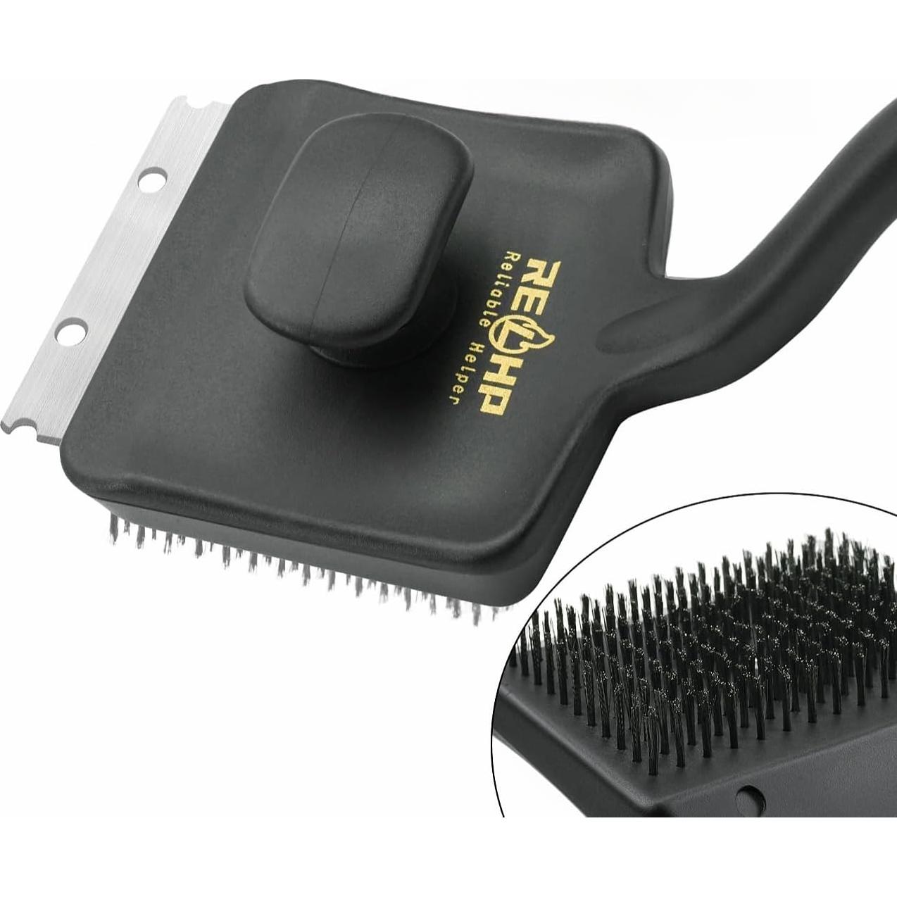 Cepillo y Raspador para Parrilla RELHP 43 cm Acero Inoxidable