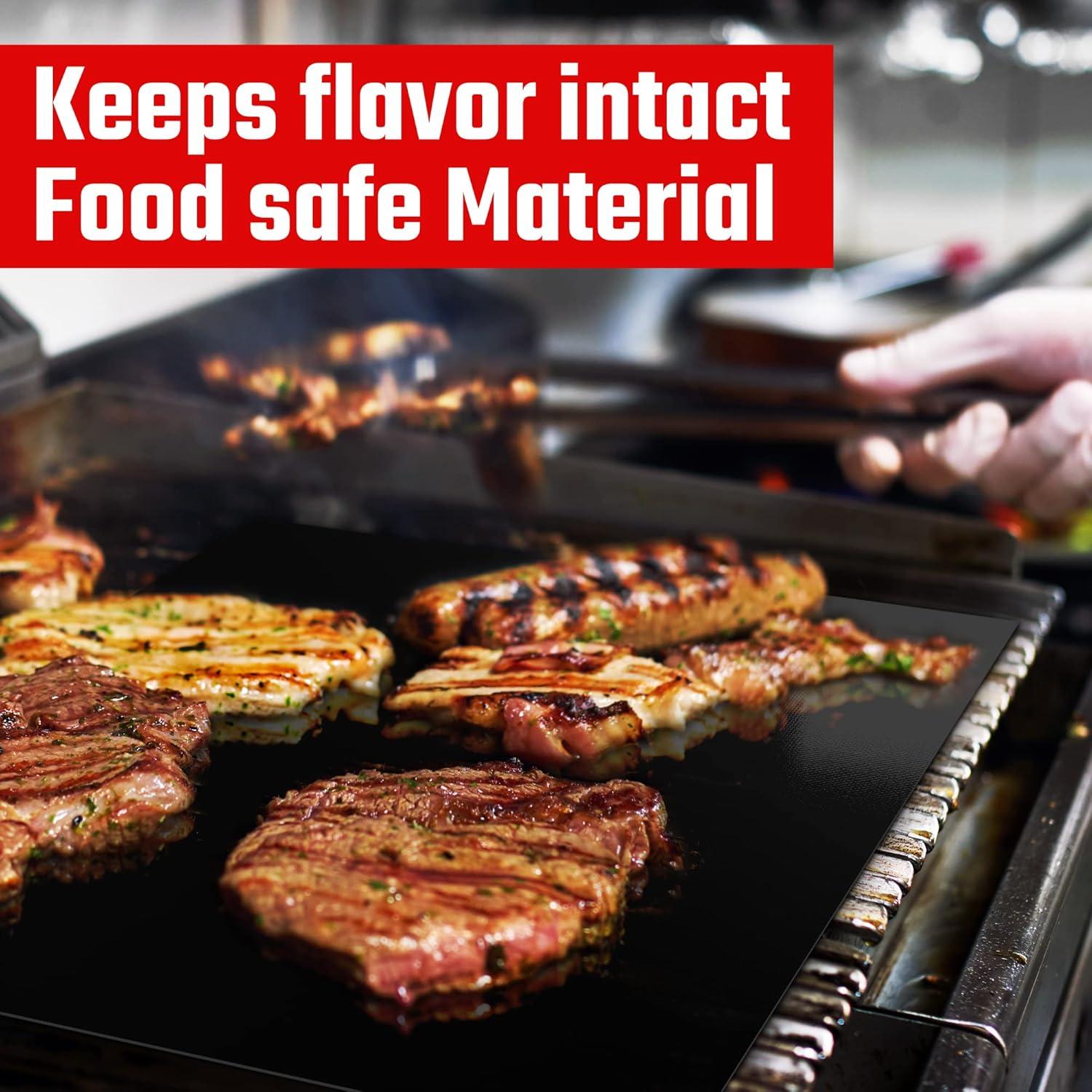 Cepillo de Parrilla Sin Cerdas Perfección en la Cocina + Alfombrilla