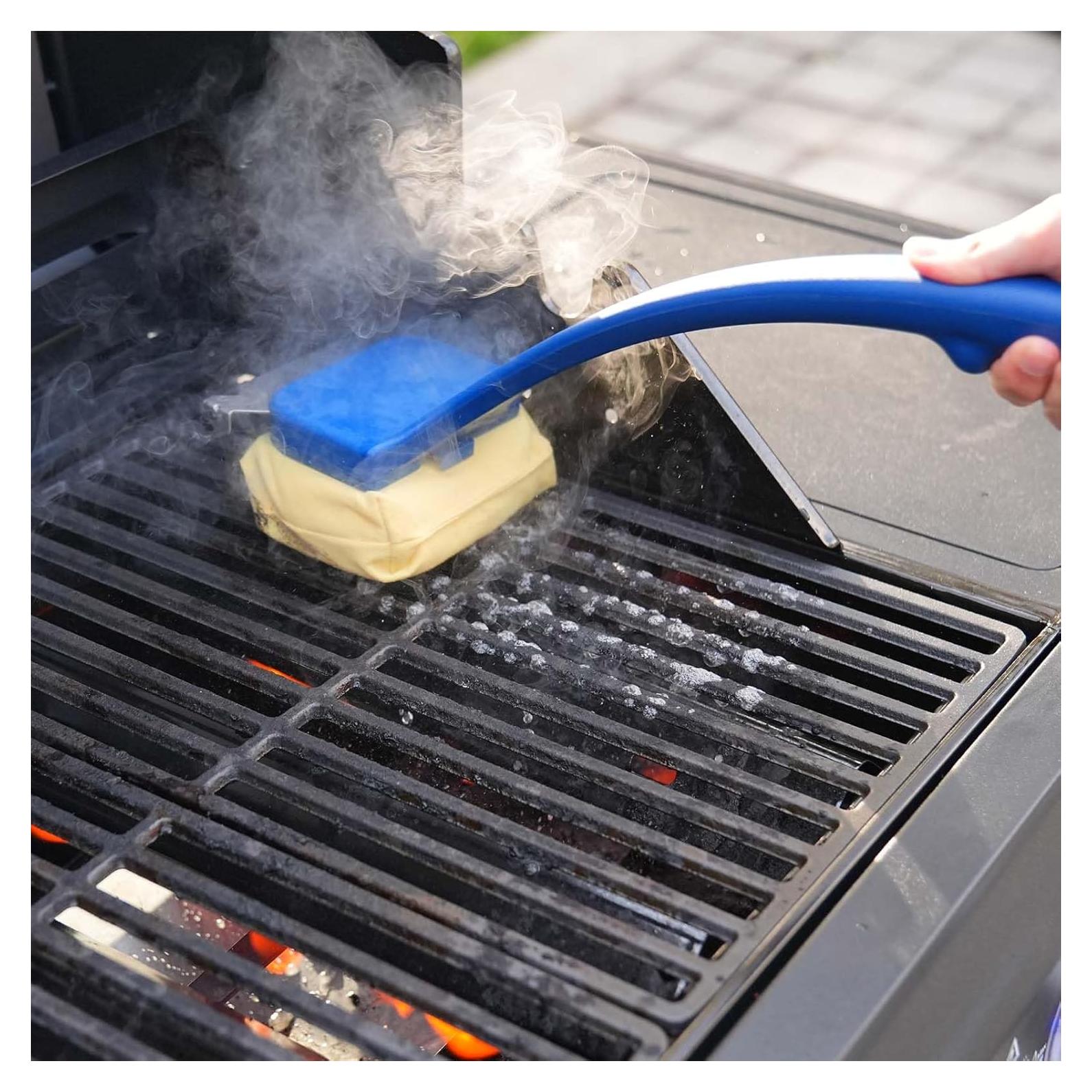 Cepillo Limpiador de Parrilla BSTTEK con Cabezal de Kevlar 39.4cm